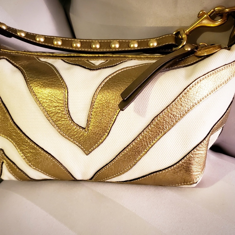 COACH Zebra print small bag